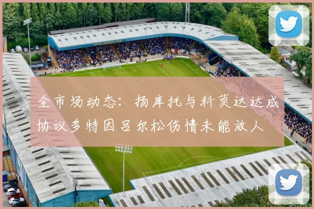 全市场动态:扬库托与科莫达达成协议多特因吕尔松伤情未能放人