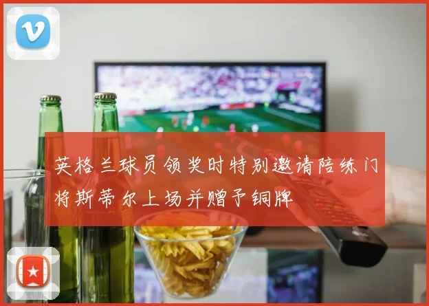 英格兰球员领奖时特别邀请陪练门将斯蒂尔上场并赠予铜牌